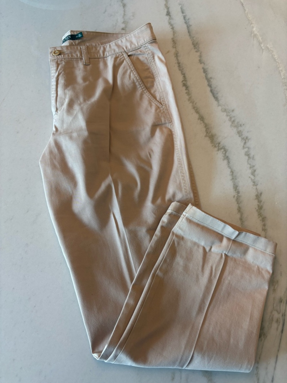 Lauren Ralph Lauren Khaki Chino Trousers size 14